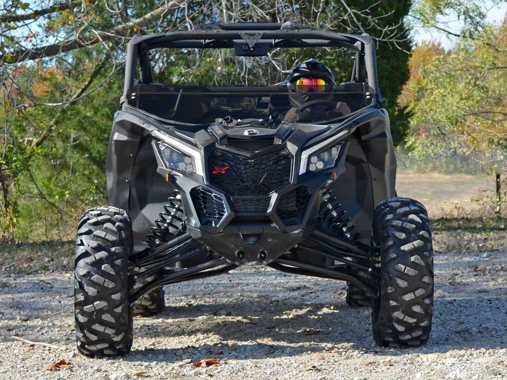 SuperATV Can-Am Maverick X3 (64" or 72" Body) Half Windshield - Dark Tint