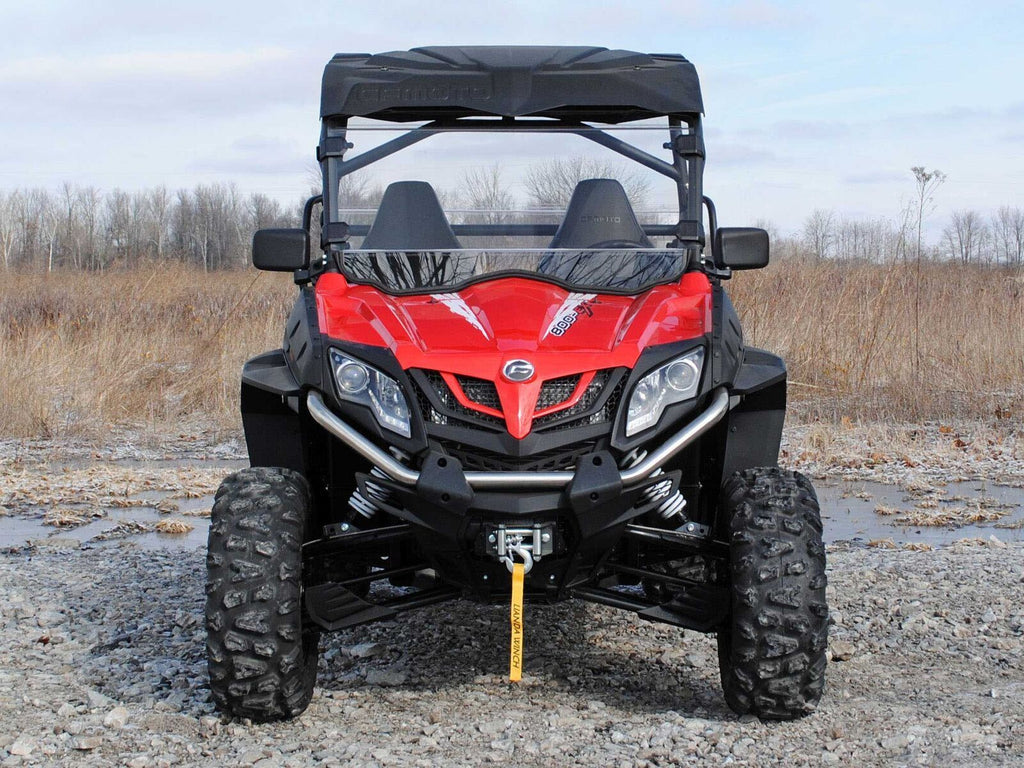 SuperATV CFMOTO ZForce 500 / 800 / 1000 Scratch Resistant Full Windshield 2014+