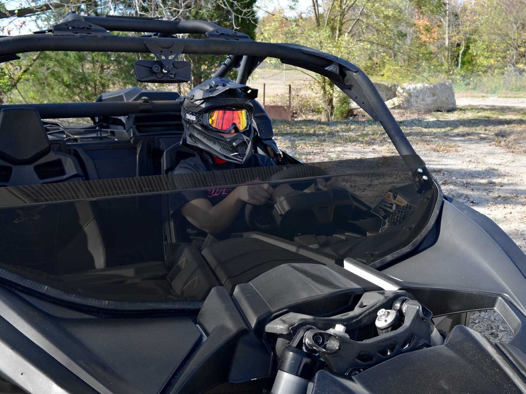 SuperATV Can-Am Maverick X3 (64" or 72" Body) Half Windshield - Dark Tint