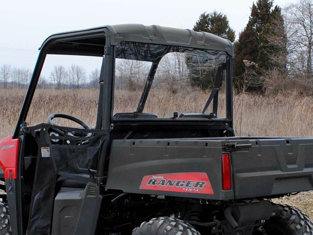 SuperATV Clear Rear Windshield for Polaris Ranger Midsize ETX / 500 / 570 / EV